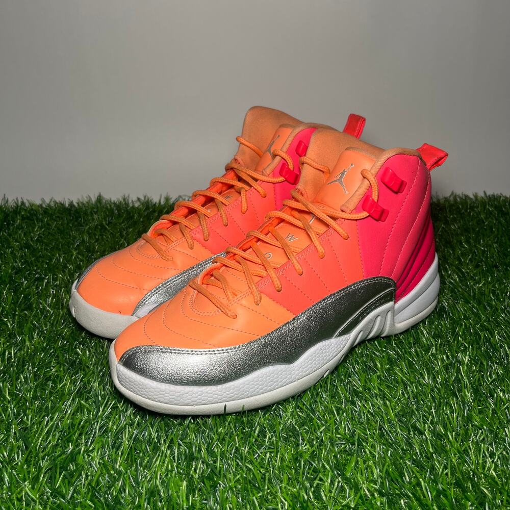 Size 7y (GS) - Jordan 12 Retro Mid Sunrise 2019